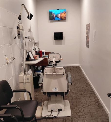optometry exam room